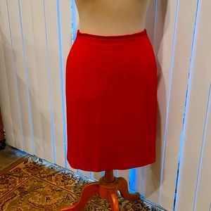 Alex Garfield red suit skirt